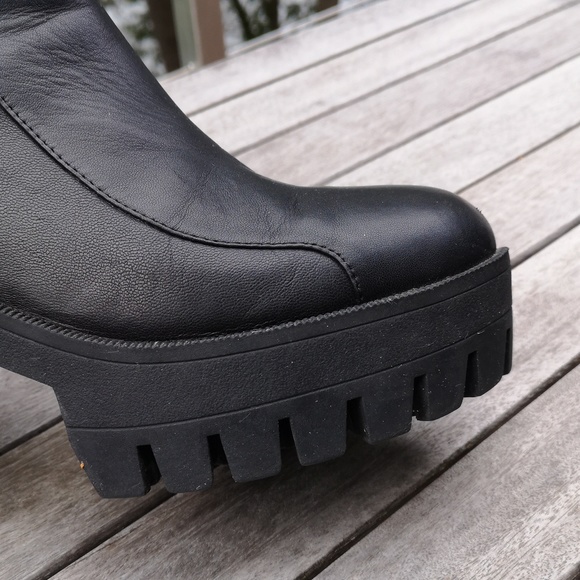 Shoe the Bear leather platform ankle boots - Picture 3 of 13